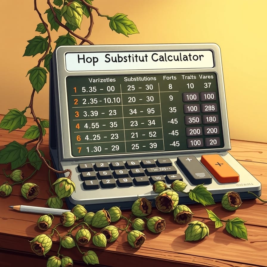 Hop Substitution Calculator