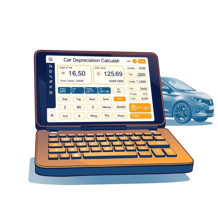 car depreciation value calculator free